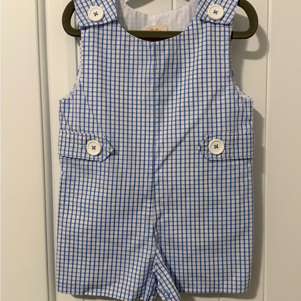 The Beaufort Bonnet Company Blue and White Kids One Piece